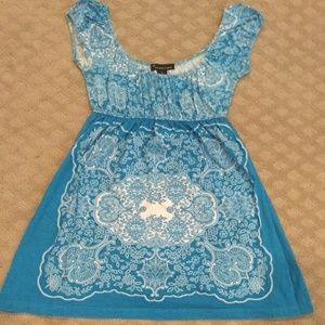 Boho empire waist top